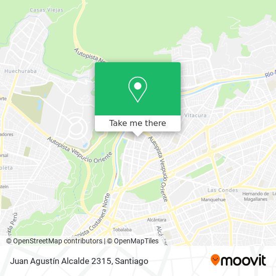 Juan Agustín Alcalde 2315 map