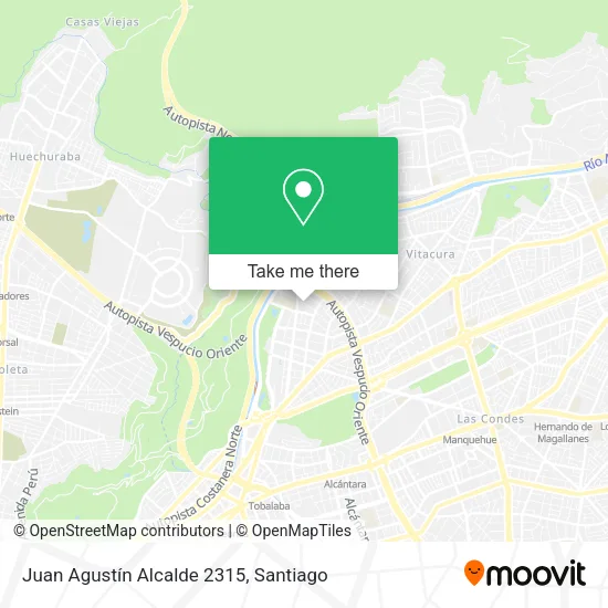 Juan Agustín Alcalde 2315 map