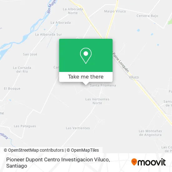 Mapa de Pioneer Dupont Centro Investigacion Viluco