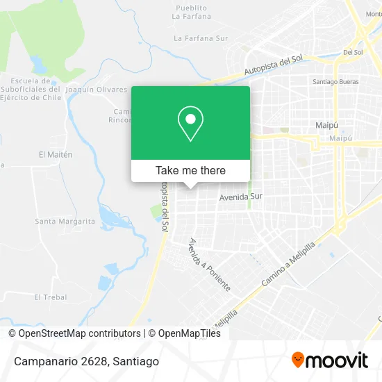 Campanario 2628 map