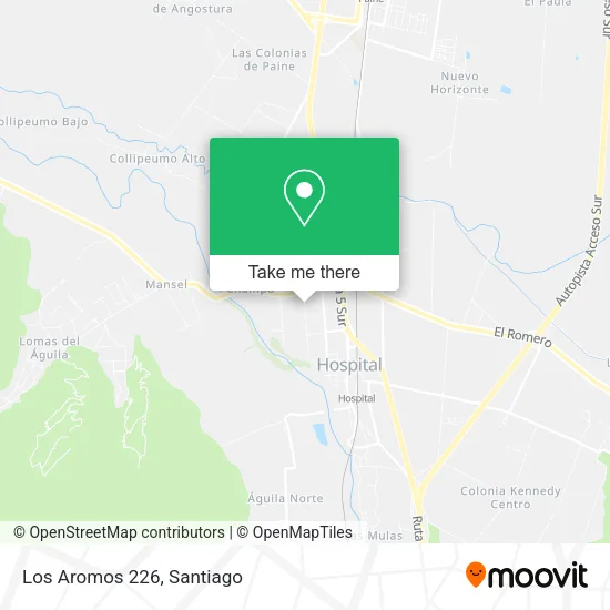 Los Aromos 226 map