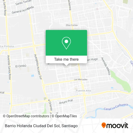 Barrio Holanda Ciudad Del Sol map