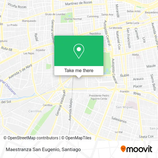 Maestranza San Eugenio map