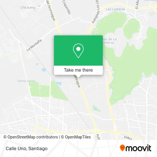 Mapa de Calle Uno