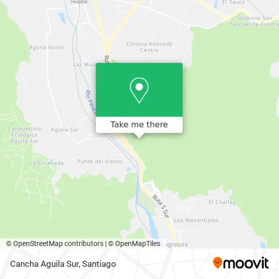 Mapa de Cancha Aguila Sur