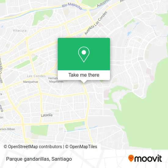 Mapa de Parque gandarillas