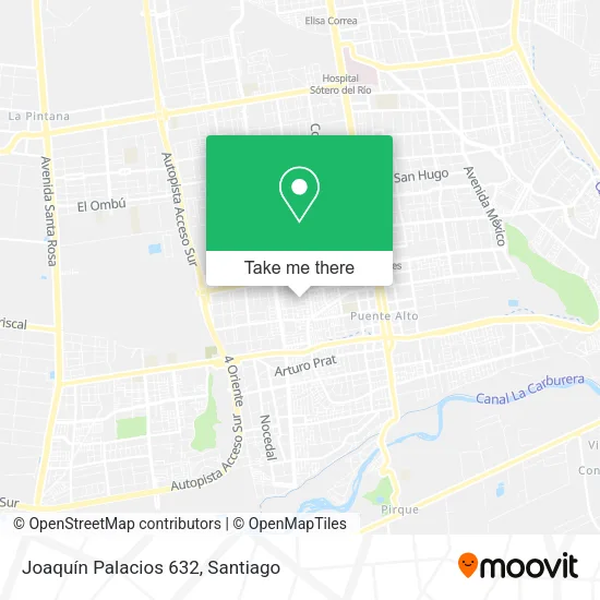 Joaquín Palacios 632 map