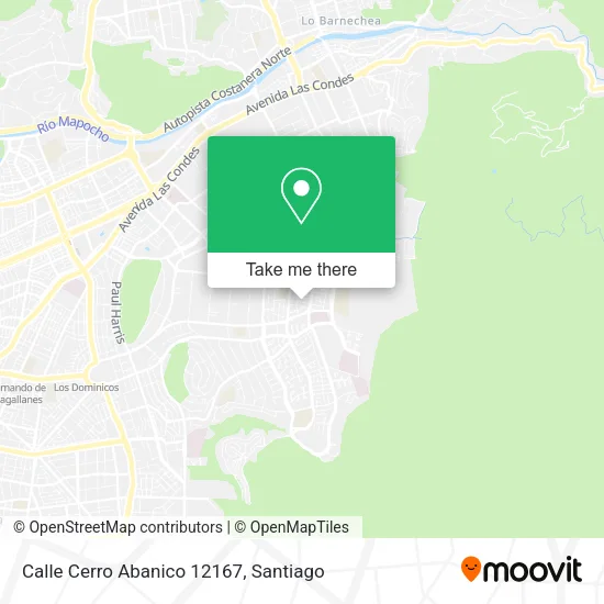 Calle Cerro Abanico 12167 map