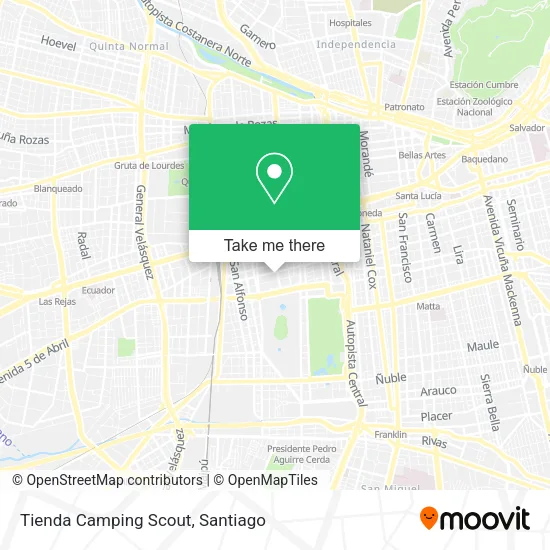 Tienda Camping Scout map