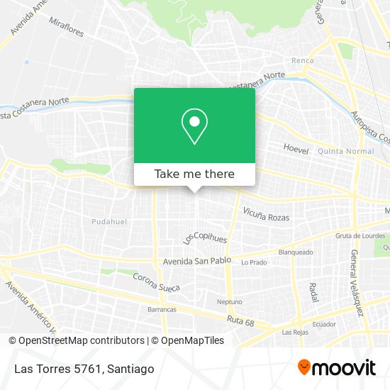 Las Torres 5761 map