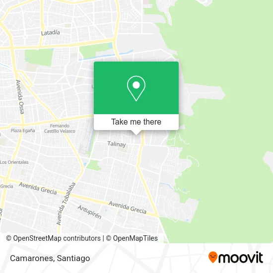 Camarones map