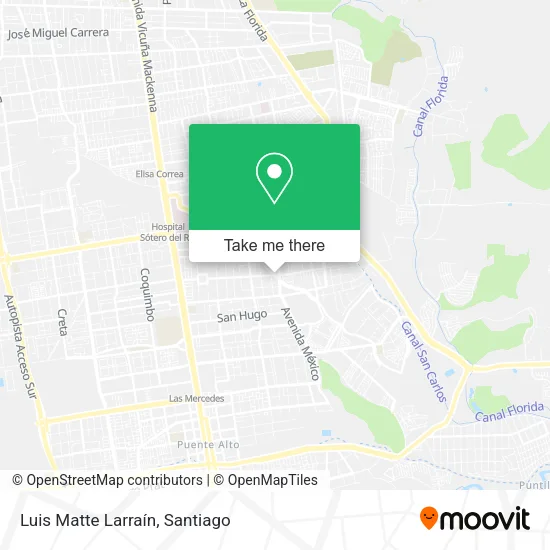 Luis Matte Larraín map