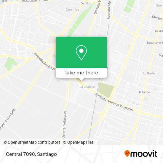 Mapa de Central 7090