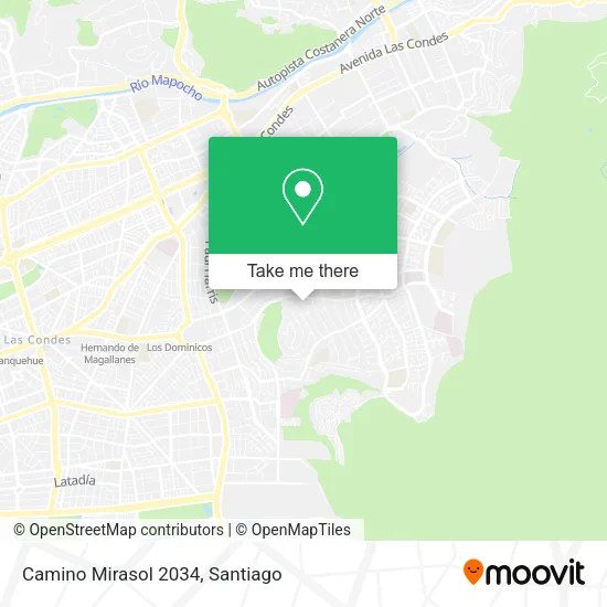 Mapa de Camino Mirasol 2034