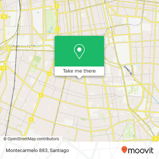 Montecarmelo 883 map