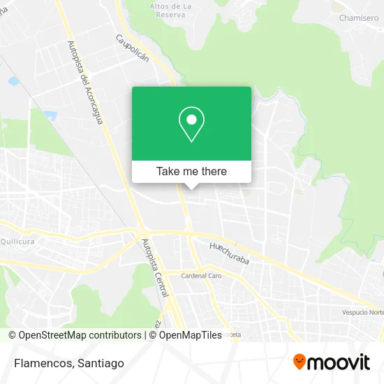 Flamencos map