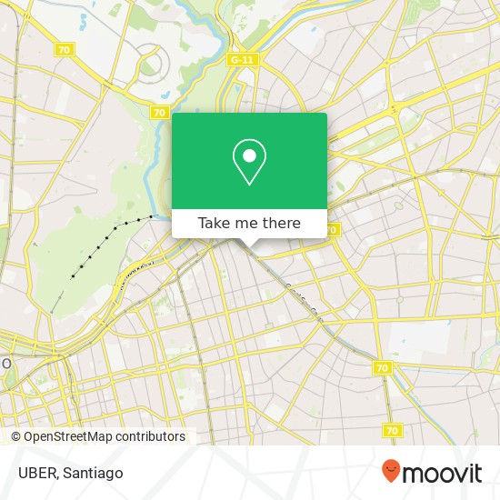 UBER map