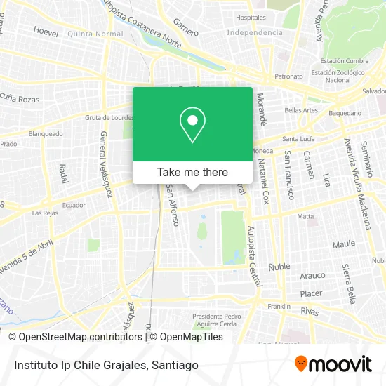 Instituto Ip Chile Grajales map