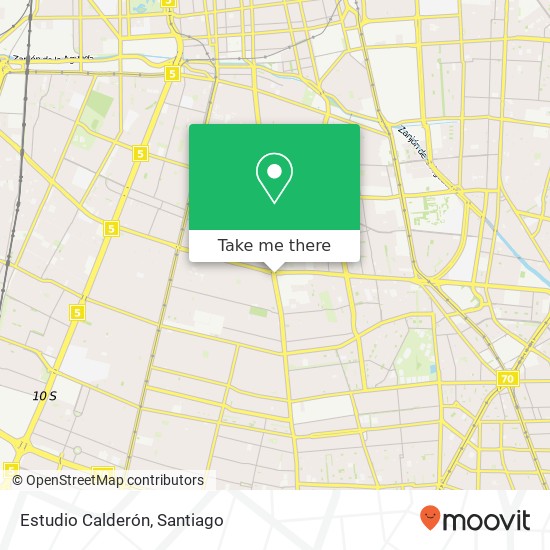 Estudio Calderón map