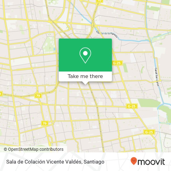 Sala de Colación Vicente Valdés map
