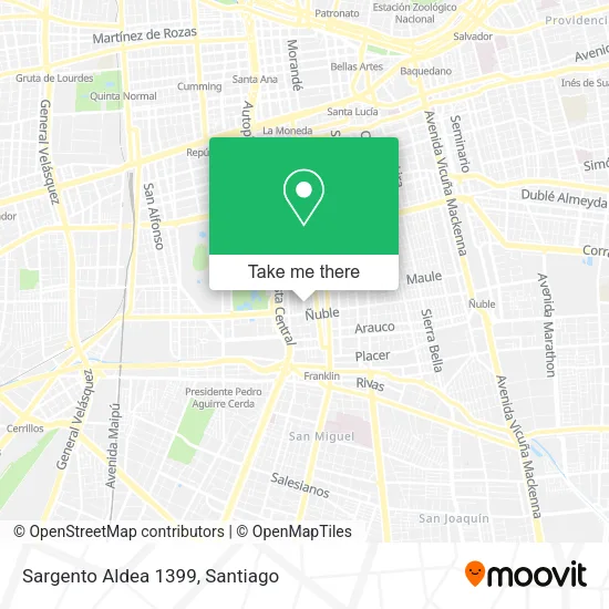 Sargento Aldea 1399 map