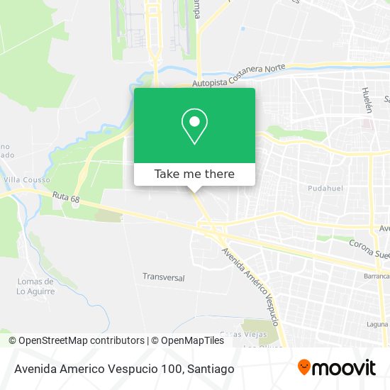 Avenida Americo Vespucio 100 map