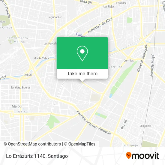 Lo Errázuriz 1140 map