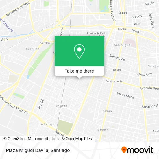 Plaza Miguel Dávila map