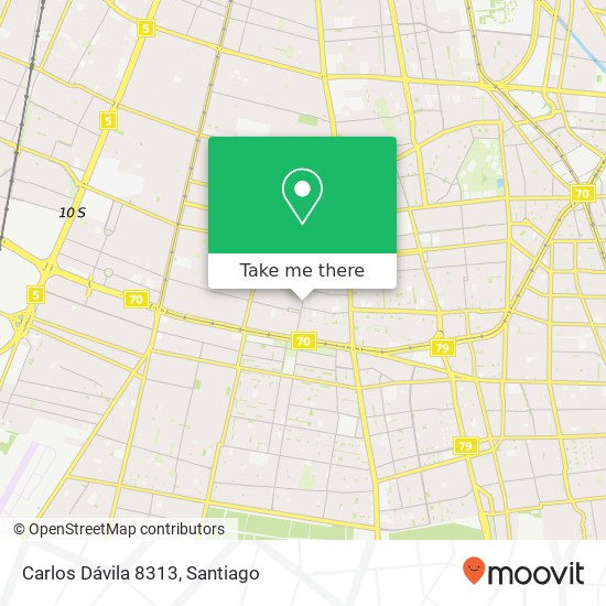 Carlos Dávila 8313 map