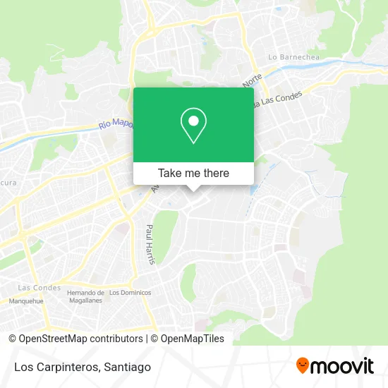 Los Carpinteros map