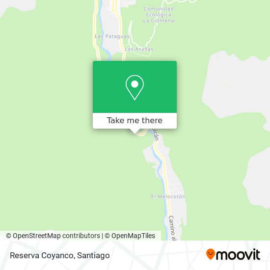 Reserva Coyanco map