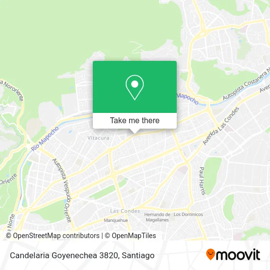 Candelaria Goyenechea 3820 map