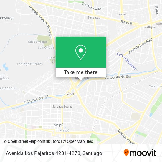 Avenida Los Pajaritos 4201-4273 map