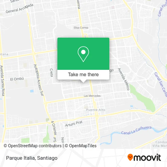 Parque Italia map