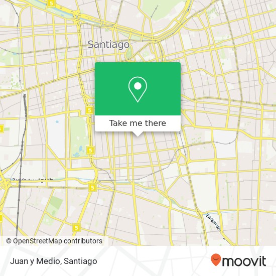 Juan y Medio map