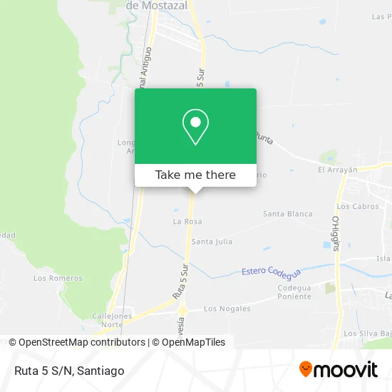 Mapa de Ruta 5 S/N