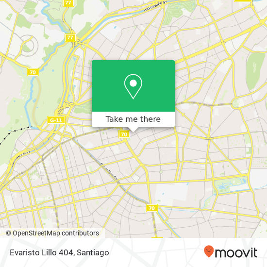 Evaristo Lillo 404 map
