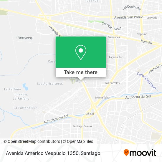 Avenida Americo Vespucio 1350 map