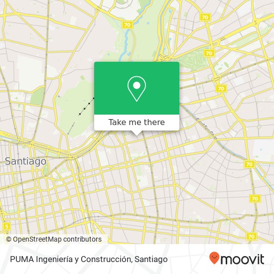 PUMA Ingeniería y Construcción map