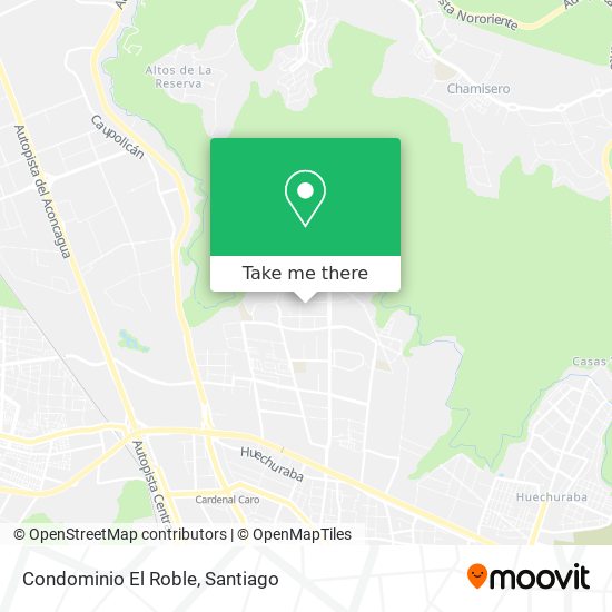 Condominio El Roble map