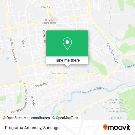 Programa Amancay map