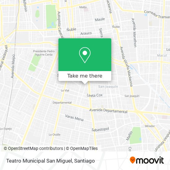 Teatro Municipal San Miguel map