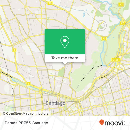 Parada PB755 map