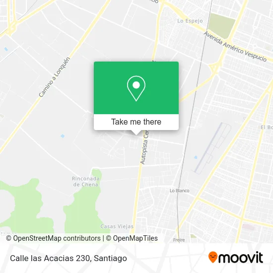 Calle las Acacias 230 map