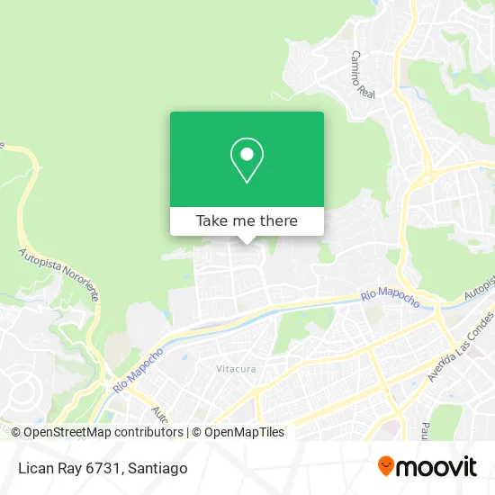 Mapa de Lican Ray 6731