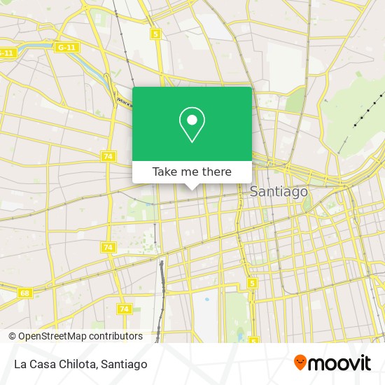 La Casa Chilota map