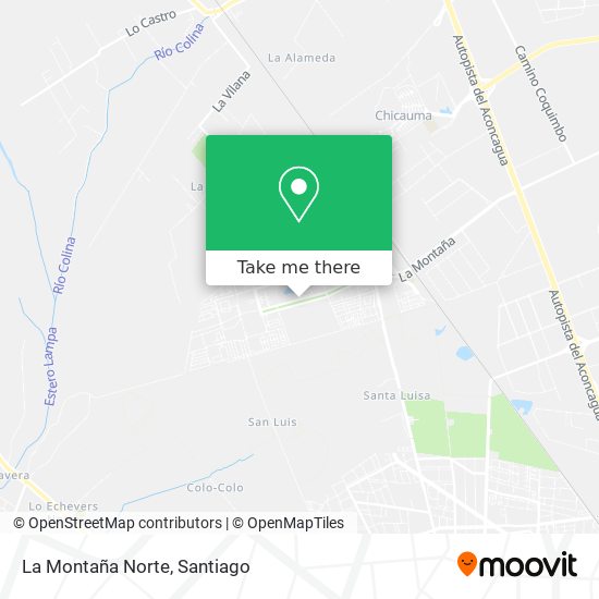 Mapa de La Montaña Norte