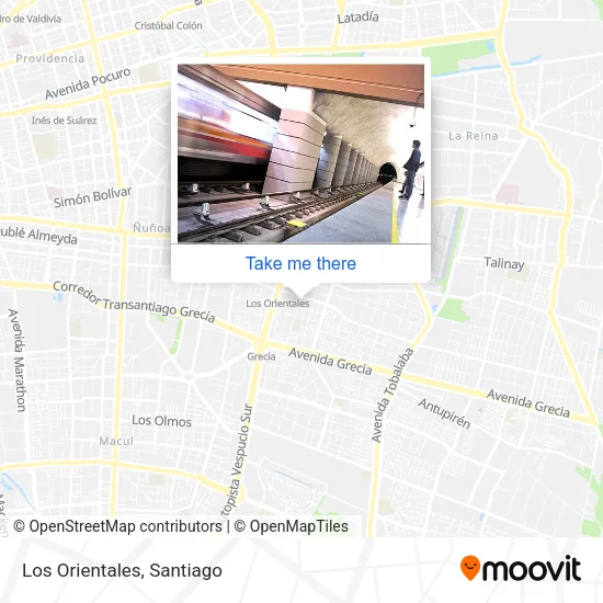 Los Orientales map