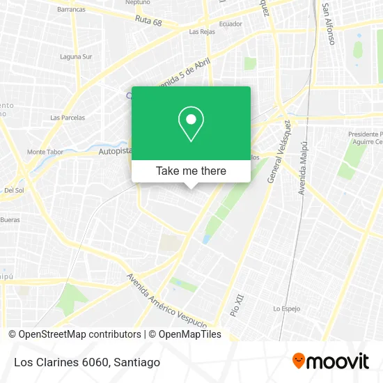 Los Clarines 6060 map