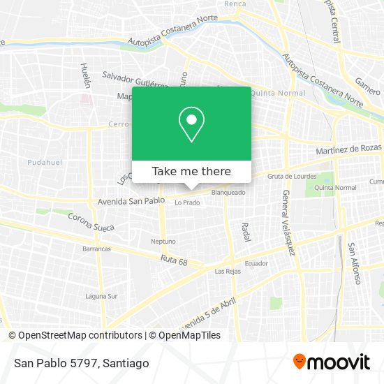 San Pablo 5797 map